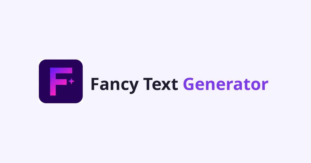 I built a free fancy text generator with 717 copy and paste styles, looking for feedback logo